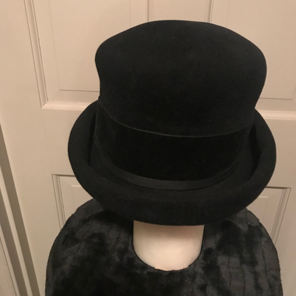 Marina Killery New York London vintage bowler style felt hat head size small